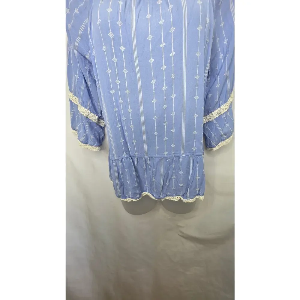 435 by Matilda Jane blue sleeve